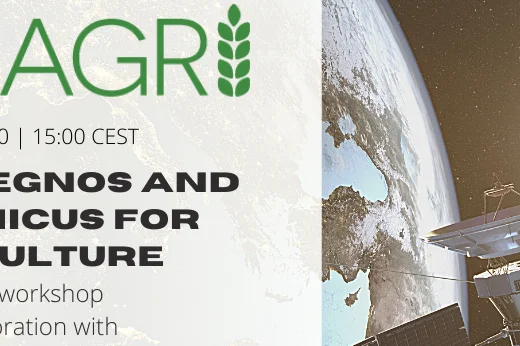 Pozvánka na webinář EO4AGRI ONLINE WORKSHOP