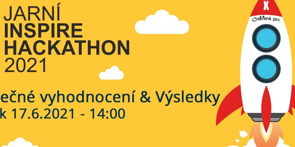 Jarní INSPIRE Hackathon 2021: Závěrečné vyhodnocení a vyhlášení vítězů