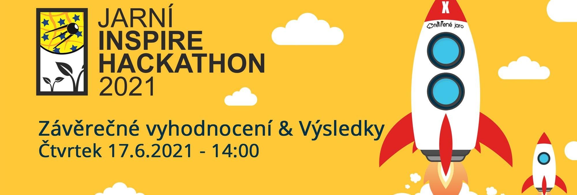 Jarní INSPIRE Hackathon 2021: Závěrečné vyhodnocení a vyhlášení vítězů