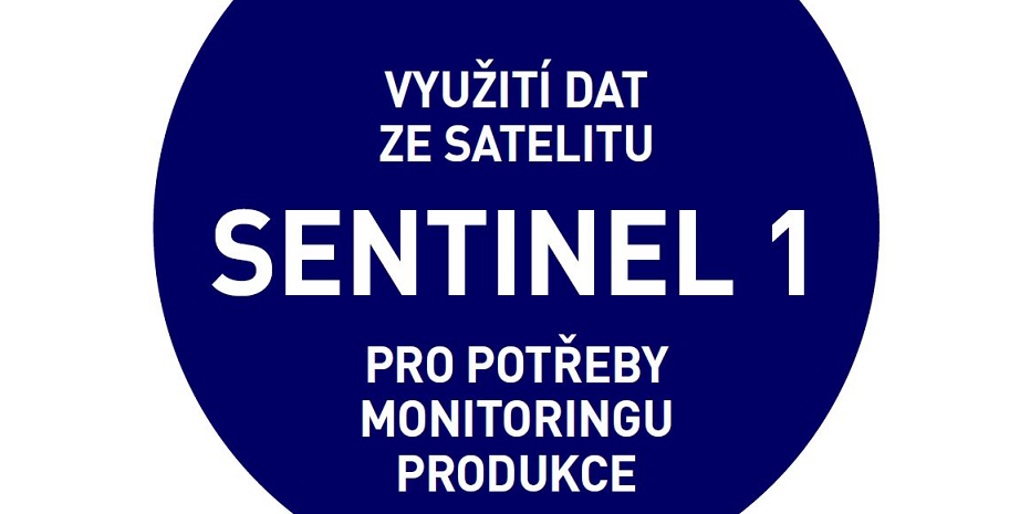 Pozvánka na webinář Využití dat Sentinel-1 pro potřeby monitoringu produkce