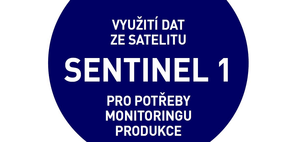 Pozvánka na webinář Využití dat Sentinel-1 pro potřeby monitoringu produkce