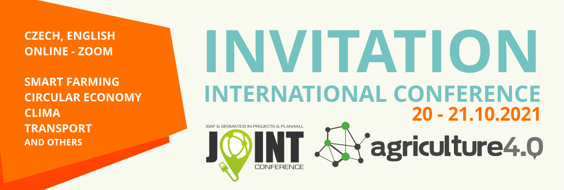 Joint and Agriculture 4.0 international conference 20 – 21.10.2021