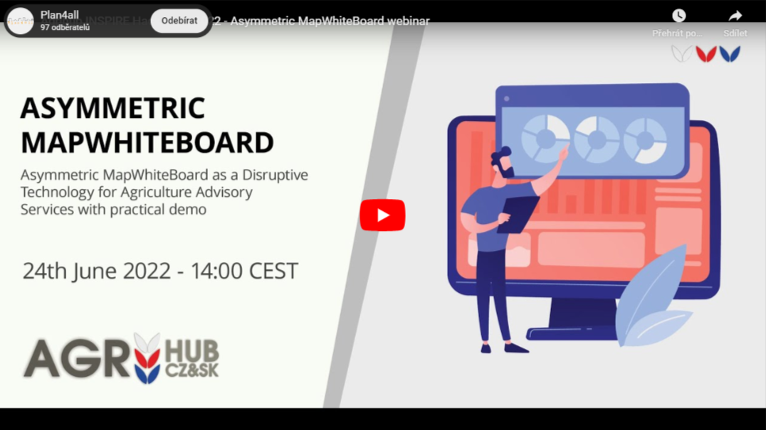 VIDEO - Webinar: Asymmetric MapWhiteBoard as a Disruptive Technology for Agriculture Advisory Services with practical demo